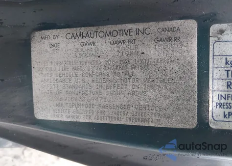 1996 Geo Tracker z USA, uszkodzony, nr VIN 2CNBJ1863T6947173